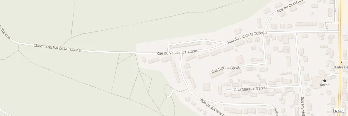 Plan du 57 Rue du Val de la Tuilerie à Pompey