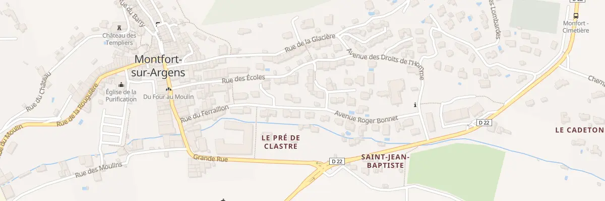 Plan du 7 Rue du Ferraillon à Montfort-sur-Argens
