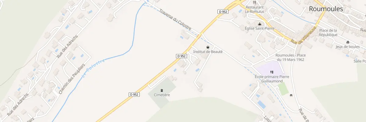 Plan du 19 Rte des Chateaux à Roumoules