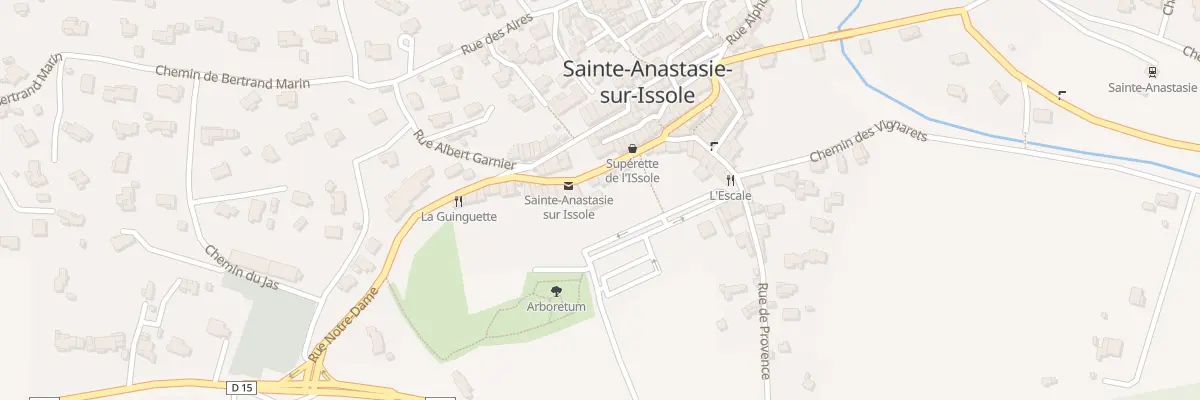 Plan du 23 Rue Notre Dame à Sainte-Anastasie-sur-Issole