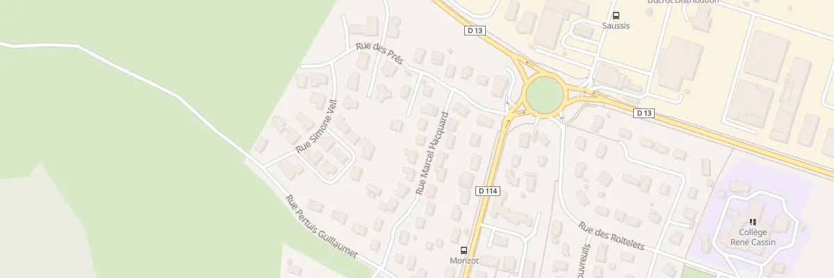 Plan du 13 Rue Marcel Hacquard à Noidans-lès-Vesoul