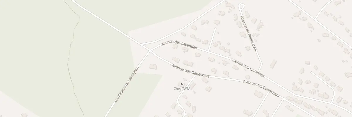 Plan du 92 Av des Genevriers à Régusse