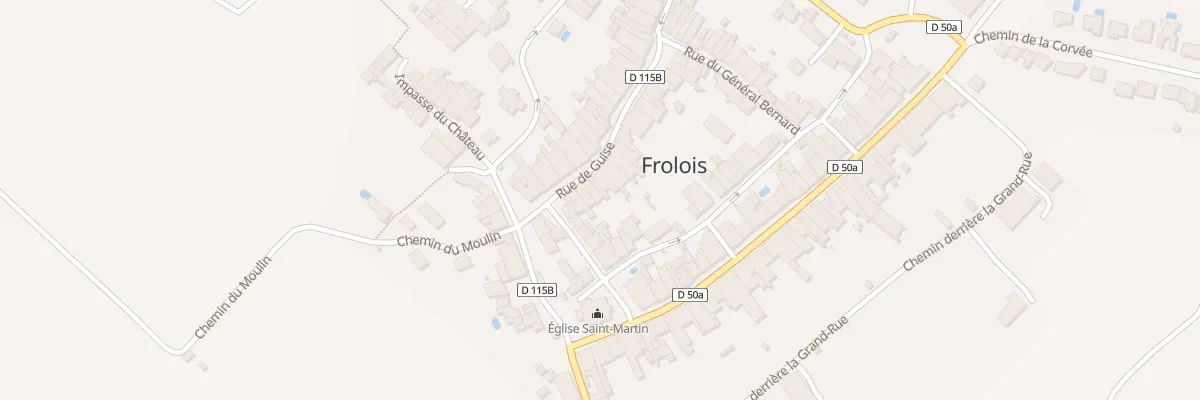 Plan du 4 Rue de Guise à Frolois