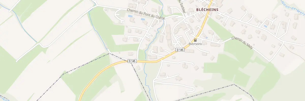 Plan du 404 Rte de Beaumont à Archamps