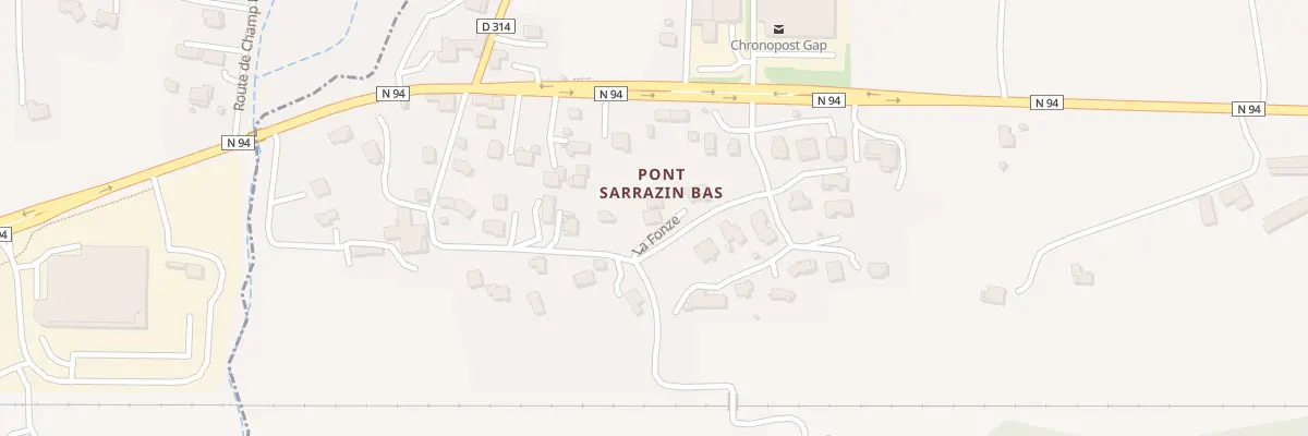 Plan du 273B Che du Pont Sarrazin Bas à La Rochette