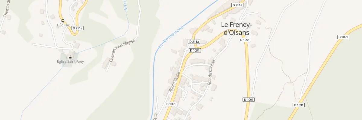 Plan du 52 Rte Vieille au Freney-d’Oisans