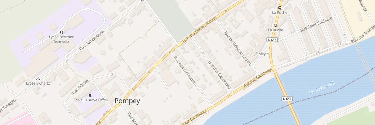 Plan du 10 Rue des Clématites à Pompey
