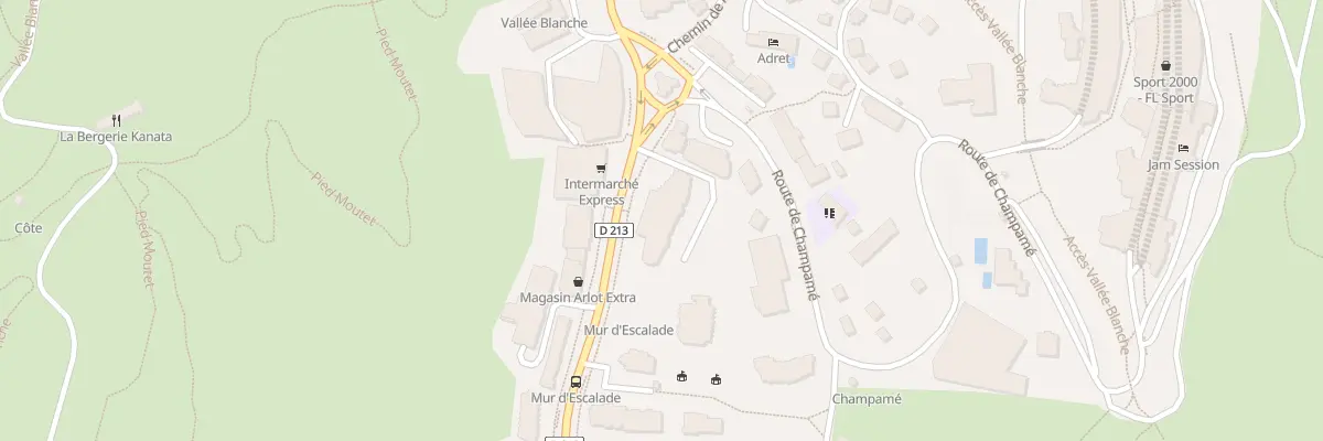 Plan du 24 Av de la Muzelle aux Deux Alpes
