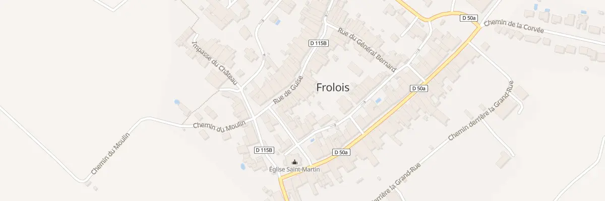 Plan du 6 Rue de Guise à Frolois