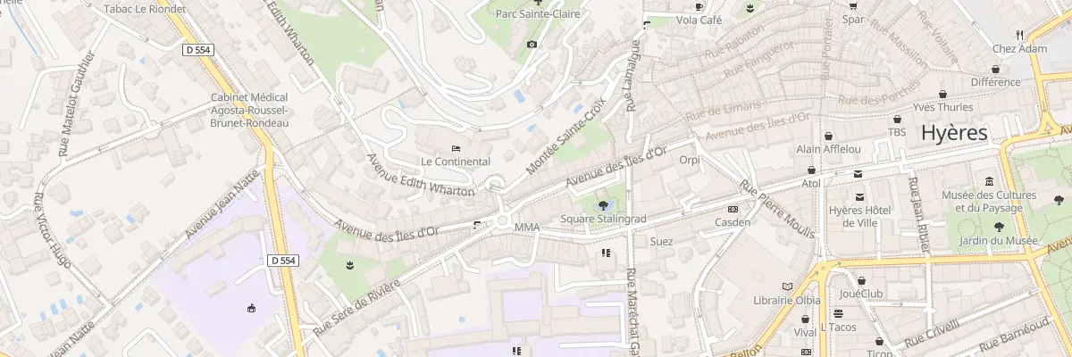 Plan du 36 Av des Iles d’Or à Hyères