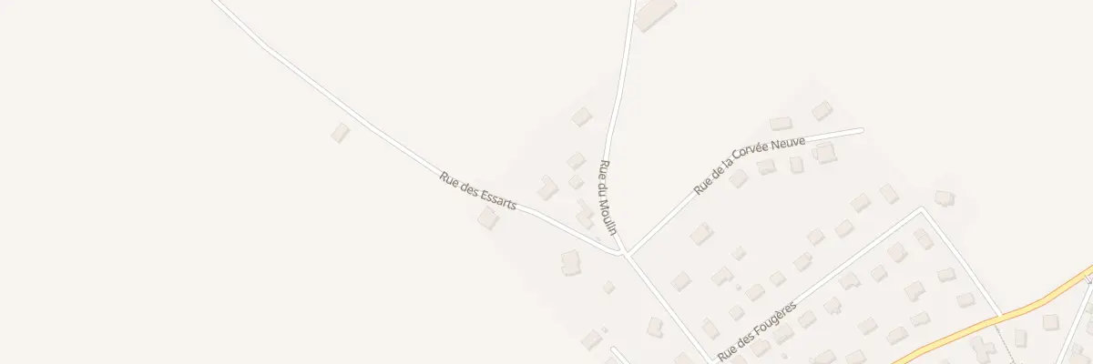 Plan du 6 Che des Essarts à Pusey
