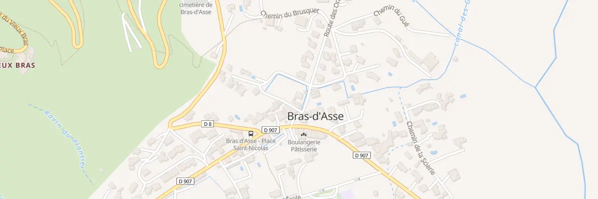 Plan du 7 Rte des Oraisonis à Bras-d’Asse