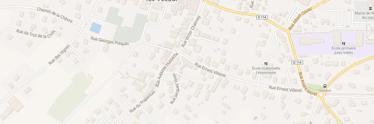 Plan du 2 Rue Ernest Villeret à Noidans-lès-Vesoul
