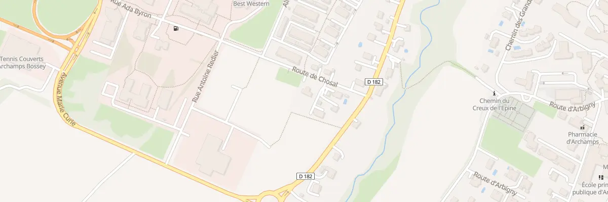 Plan du 111 Rte de Chosal à Archamps