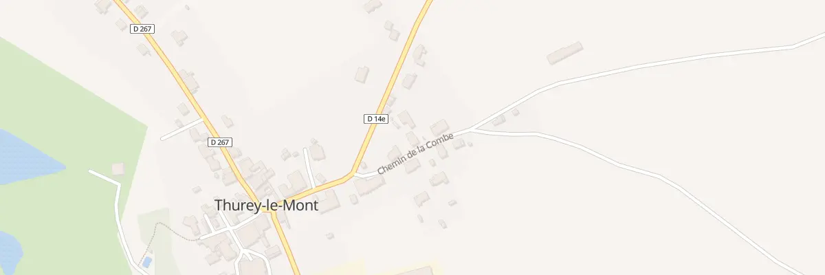 Plan du 3 Che de la Combe à Thurey-le-Mont