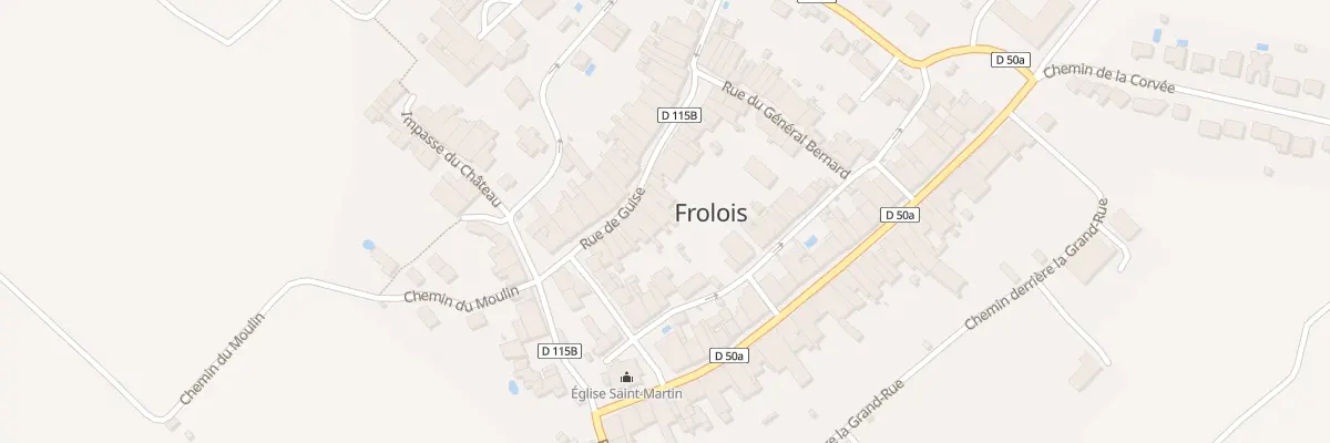 Plan du 10 Rue de Guise à Frolois