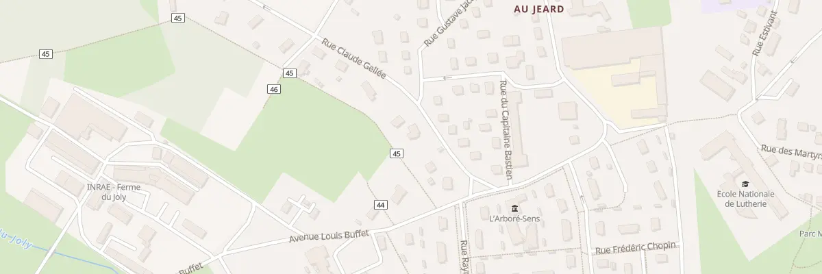 Plan du 388 Rue Claude Gellee à Mirecourt