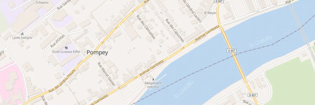 Plan du 1 Rue des Clématites à Pompey