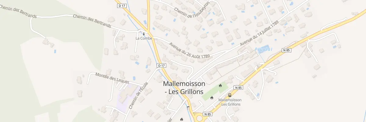 Plan du 5100 Rue de la Resistance à Mallemoisson