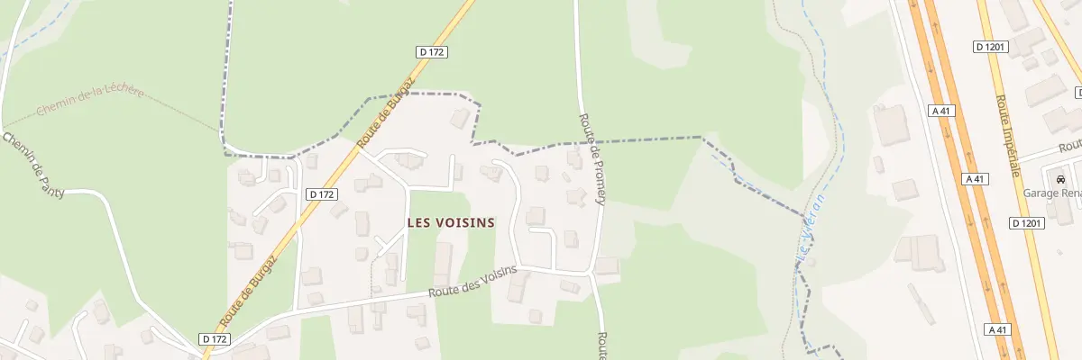 Plan du 343 Rte des Voisins à Cuvat