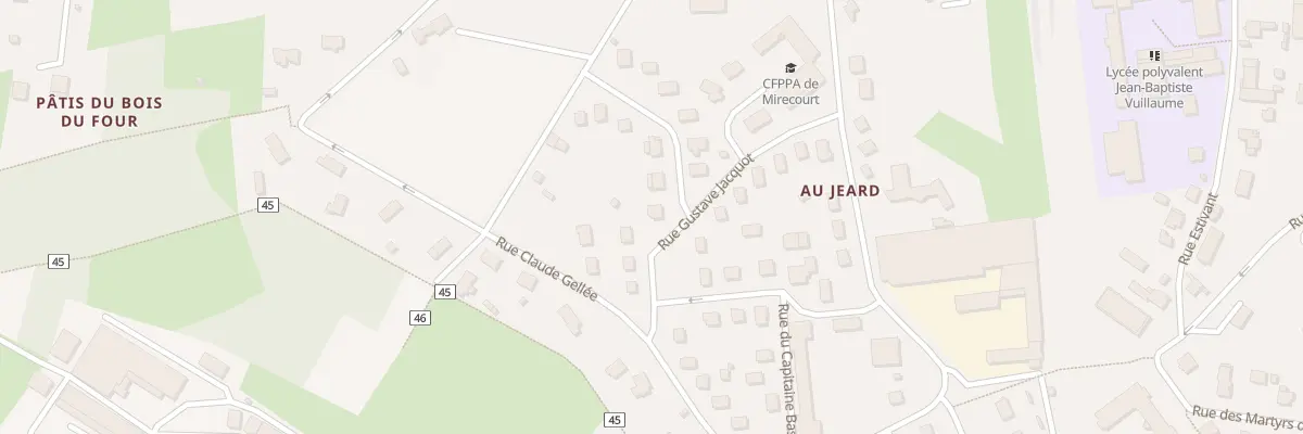 Plan du 130 Rue des 4 Freres Ugazio à Mirecourt