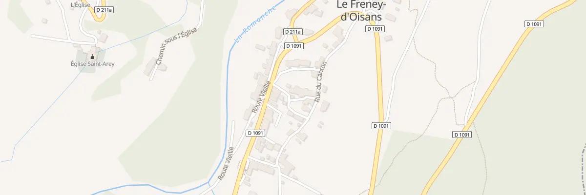 Plan du 5140 Le Village au Freney-d’Oisans
