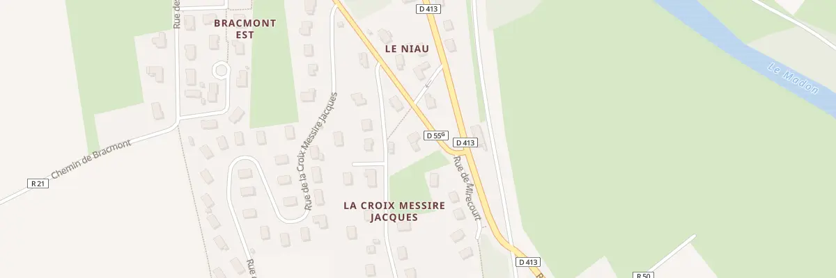 Plan du 340 All des Marronniers à Poussay