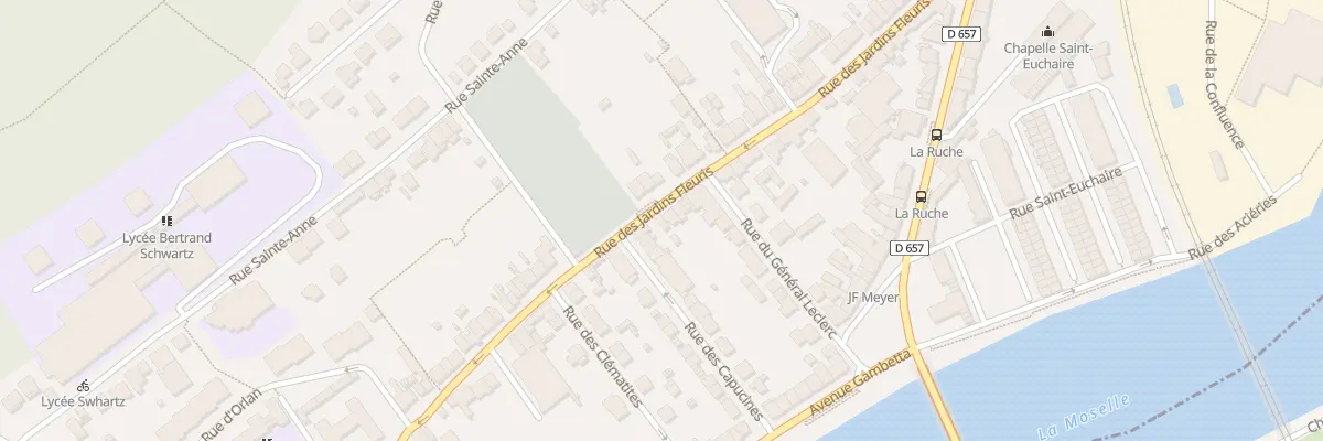 Plan du 68B Rue des Jardins Fleuris à Pompey