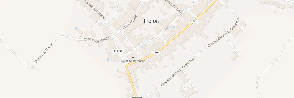 Plan du 3 Rue Saint-Martin à Frolois
