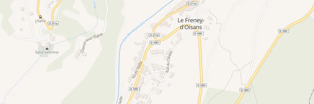 Plan du 5144 Le Village au Freney-d’Oisans