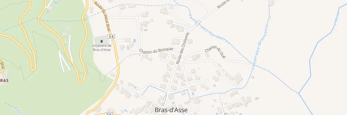Plan du 19 Rte des Oraisonis à Bras-d’Asse