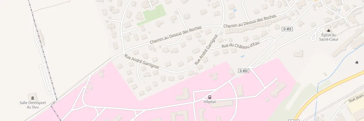 Plan du 8 Rue Andre Garrignot à Novillars