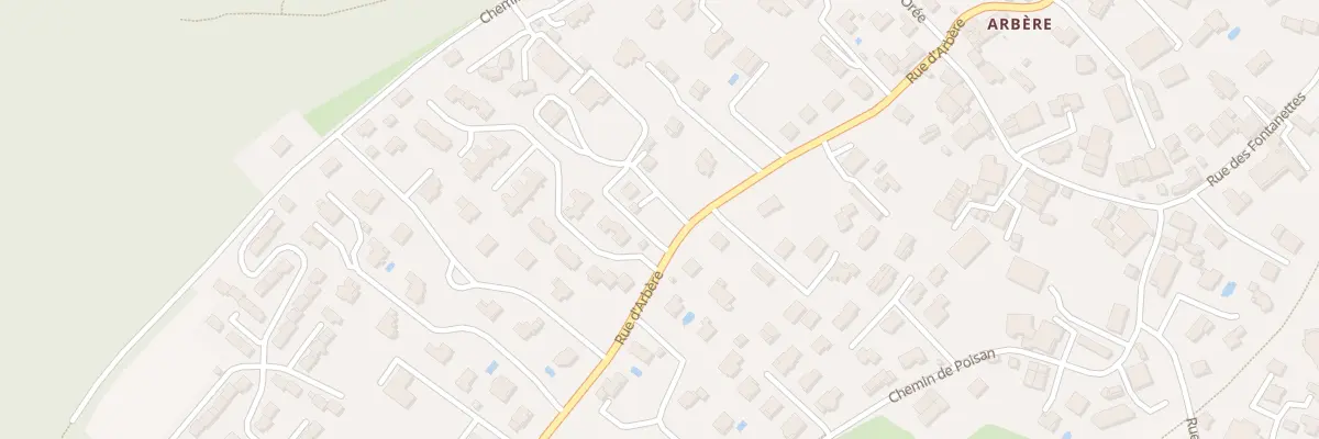 Plan du 602 Rue d’Arbère à Divonne-les-Bains