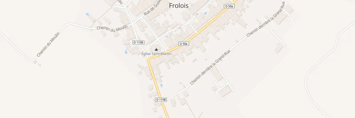 Plan du 12 Rue Saint-Martin à Frolois