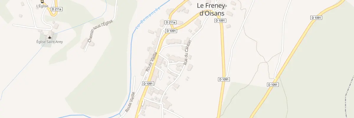Plan du 5221 Le Village au Freney-d’Oisans