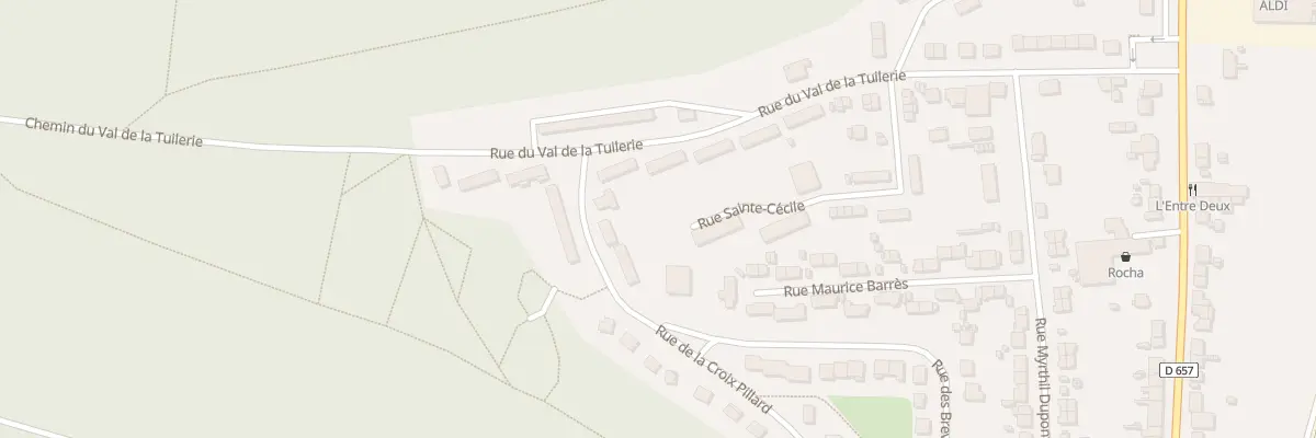 Plan du 3 Rpt Ste Cecile à Pompey