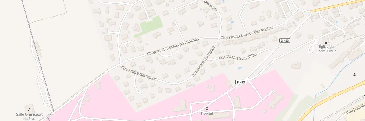 Plan du 43 Che au Dessus des Roches à Novillars