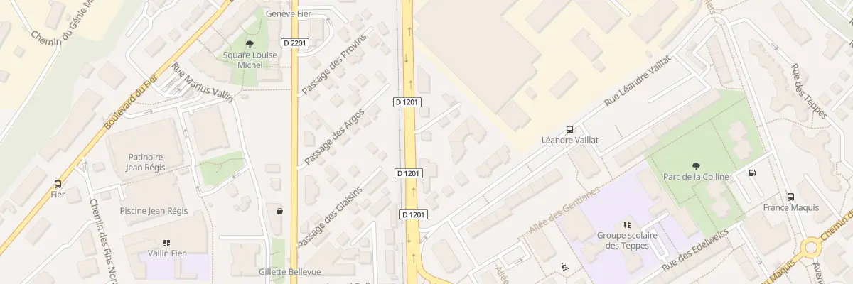 Plan du 86 Av de Brogny à Annecy