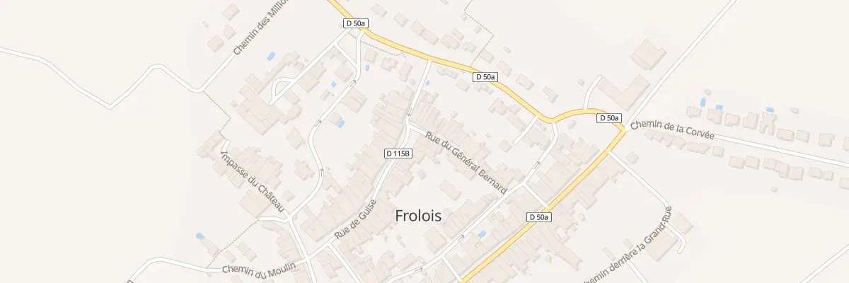 Plan du 28B Rue de Guise à Frolois