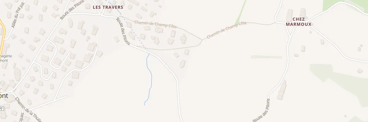Plan du 629 Rte des Pitons à Beaumont