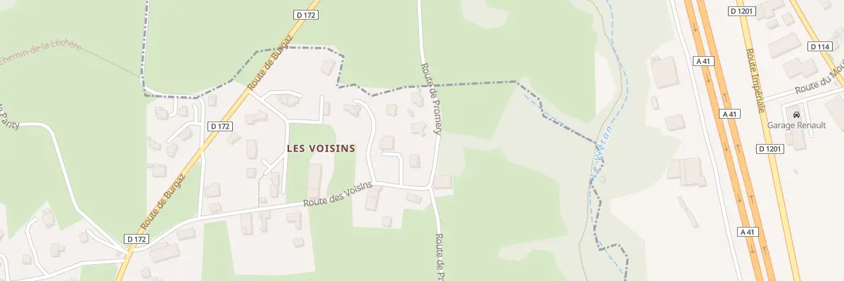 Plan du 70 Rte de Proméry à Cuvat