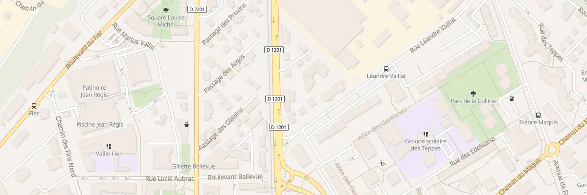Plan du 84T Av de Brogny à Annecy