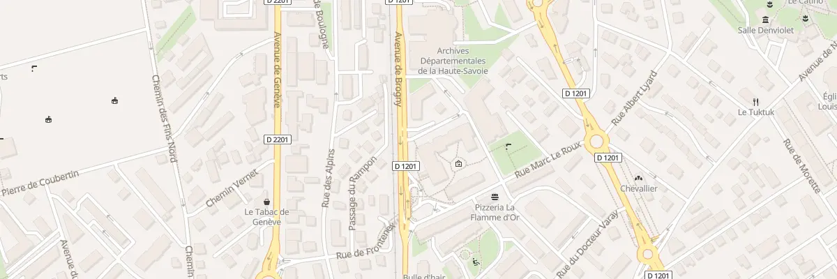 Plan du 5 Rue Genevieve de Gaulle-Anthon à Annecy