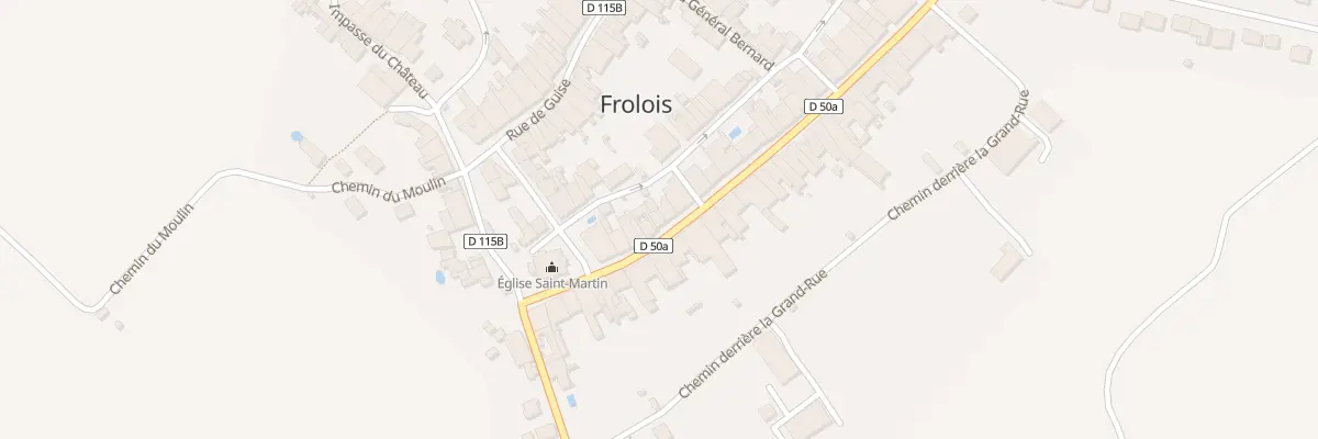 Plan du 11 Rue Saint-Martin à Frolois