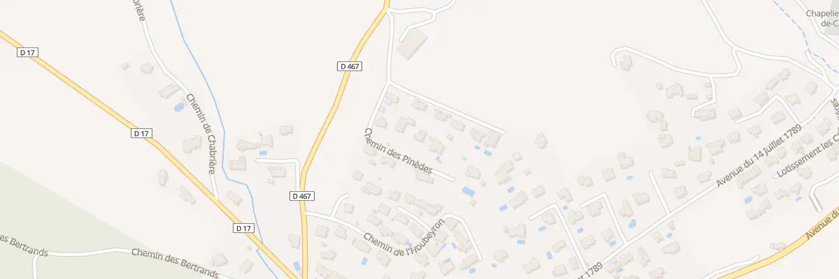 Plan du 7078 L’Houbeyron à Mallemoisson