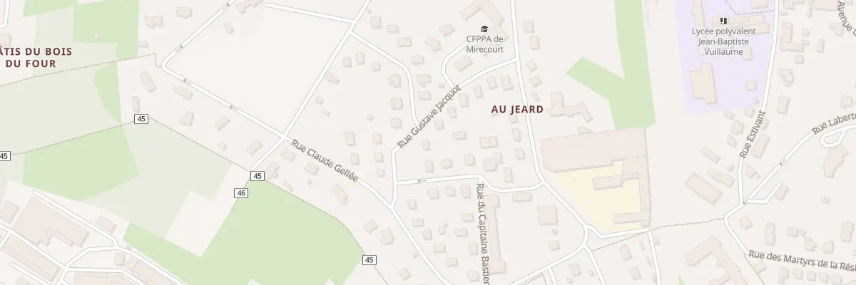 Plan du 131 Rue Gustave Jacquot à Mirecourt