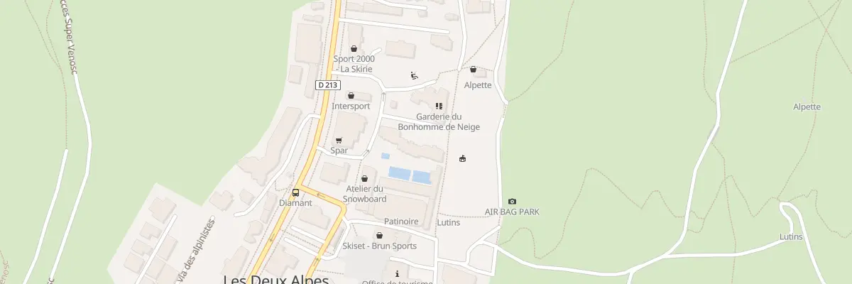 Plan du 15 Rue des Sagnes aux Deux Alpes