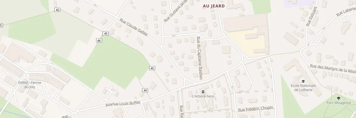 Plan du 393 Rue Claude Gellee à Mirecourt