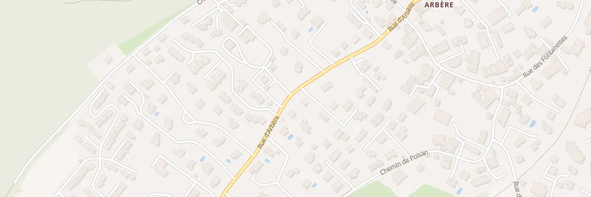 Plan du 587 Rue d’Arbère à Divonne-les-Bains