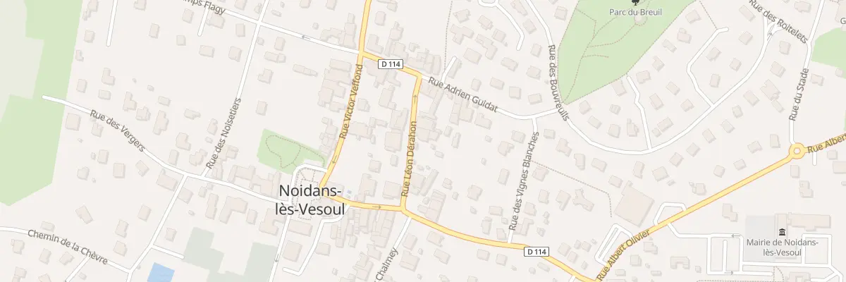 Plan du 8 Rue Léon Dérahon à Noidans-lès-Vesoul